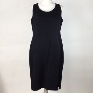 ST. JOHN Collection Santana Knit Black Dress